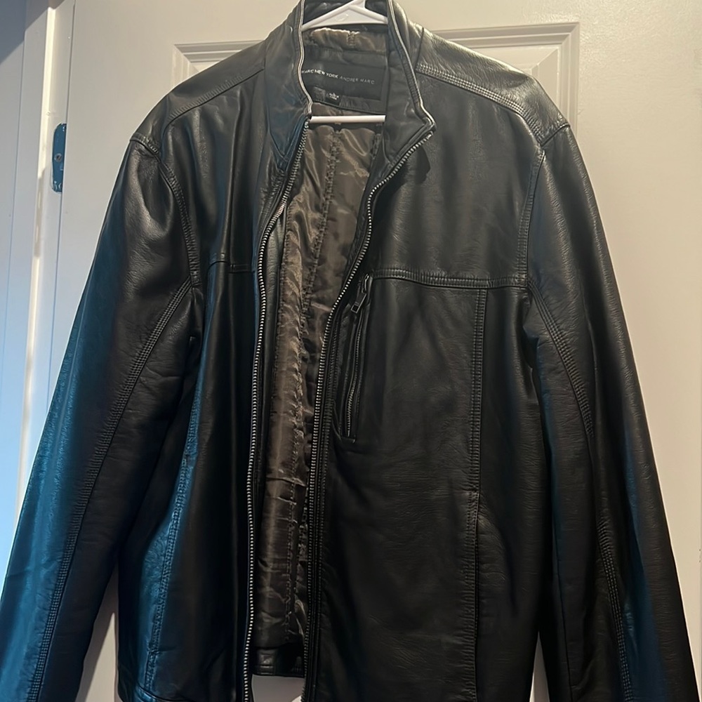Marc New York Faux leather coat (NEW)